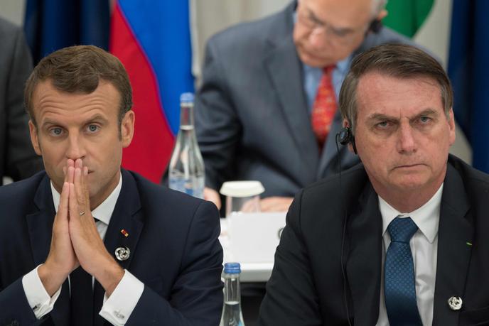 Climat Macron Accuse Bolsonaro D Avoir Menti Et S Oppose Au Traite Entre L Ue Et Le Mercosur