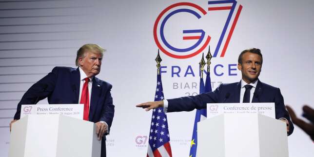 A Biarritz, Macron estime que le sommet du G7 a « créé les conditions » d'une rencontre entre Trump et Rohani