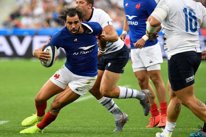 Rugby Yoann Huget au Stade de France, à Saint-Denis, le 30 août.