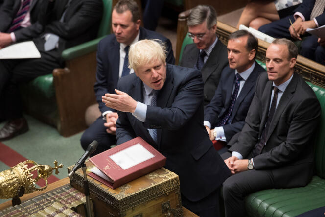 Boris Johnson, à la Chambre des communes, à Londres, le 4 septembre 2019.