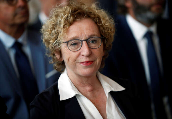 La ministre du travail, Muriel Pénicaud, le 5 septembre, à Beaulieu-sur-Layon (Maine-et-Loire).