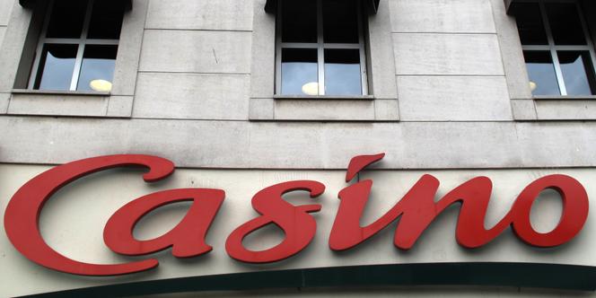 Le logo du groupe Casino, à Paris, le 28 juillet 2010.