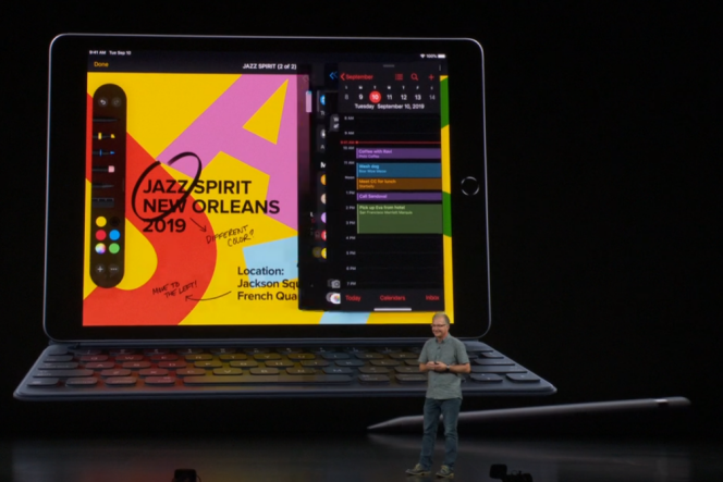 Le nouvel iPad d’entrée de gamme pourra être associé à un étui-clavier Apple.