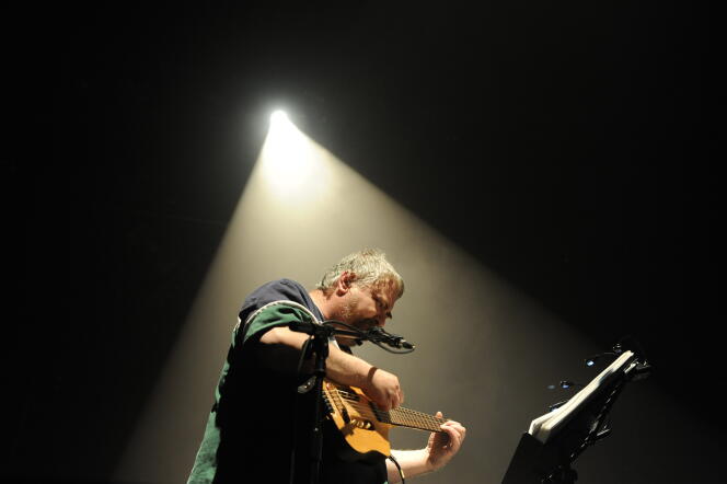 Daniel Johnston lors du festival Le Printemps de Bourges, en avril 2010.