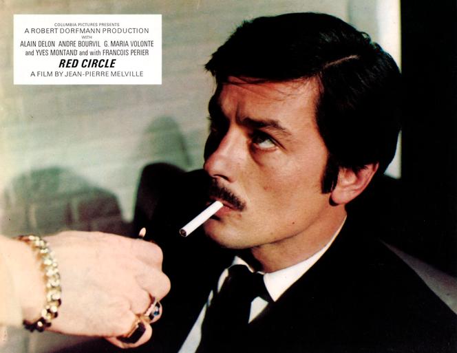 Alain Delon in “Le Cercle Rouge”, nel 1970.