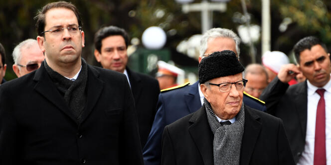 De 2016 à 2019, Youssef Chahed, premier ministre, et Béji Caïd Essebsi, président, ont incarné les difficultés d’équilibrer les pouvoirs au sein de l’exécutif tunisien tel que le prévoit la Constitution de 2014.