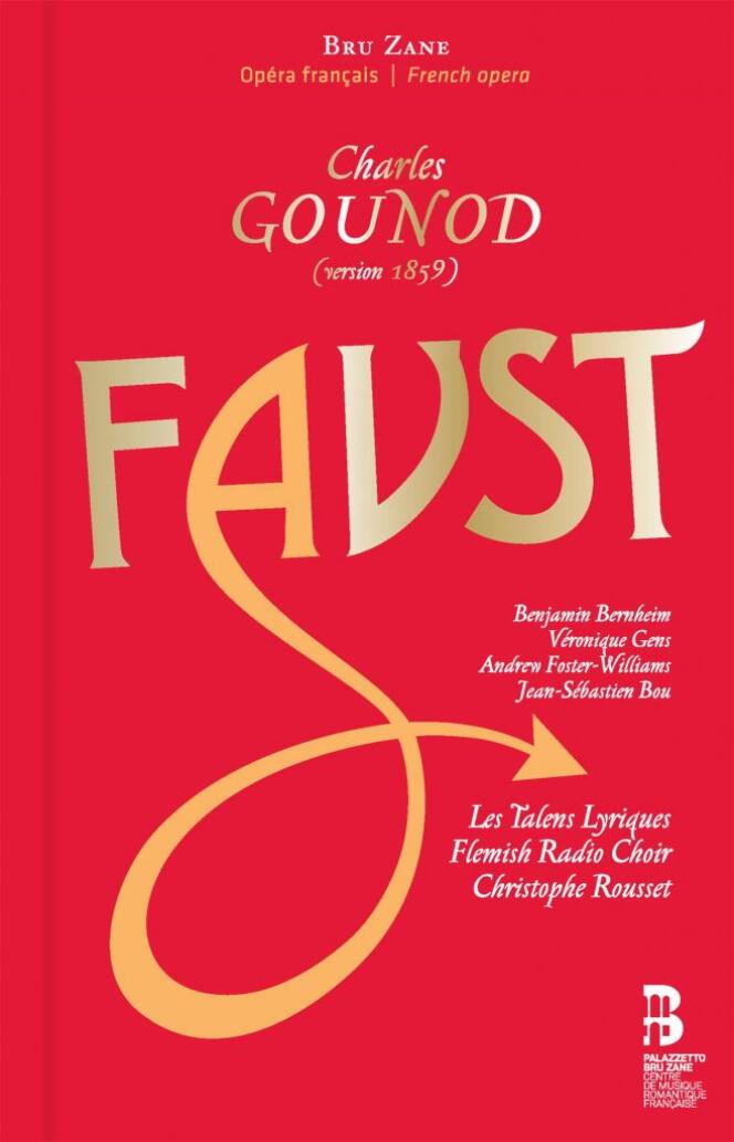Pochette du livre-disque « Faust », version 1859, de Gounod.