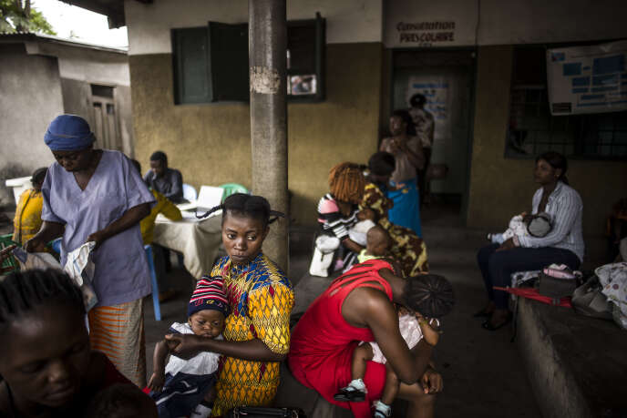 La maternité du centre de santé de Kitokimosi, à Kinshasa, en septembre 2019.