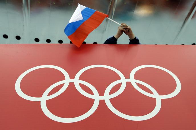 Rugby Un drapeau russe, lors des JO 2014, à Sotchi.