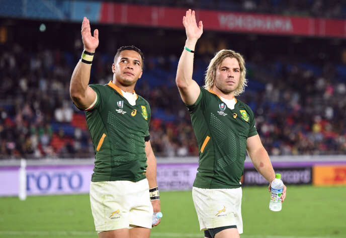 A l’issue du match entre l’Afrique du Sud et la Nouvelle-Zélande le 21 septembre 2019.