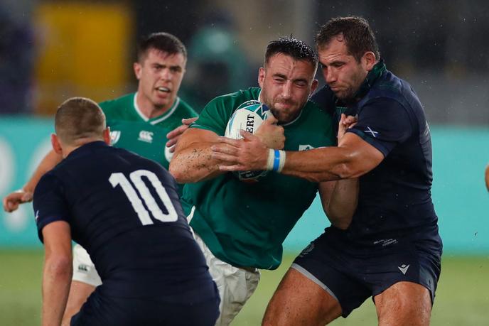Rugby Les avants irlandais Ses avants ont gagné le match – comme le vert dans les tribunes – à eux seuls en première période.