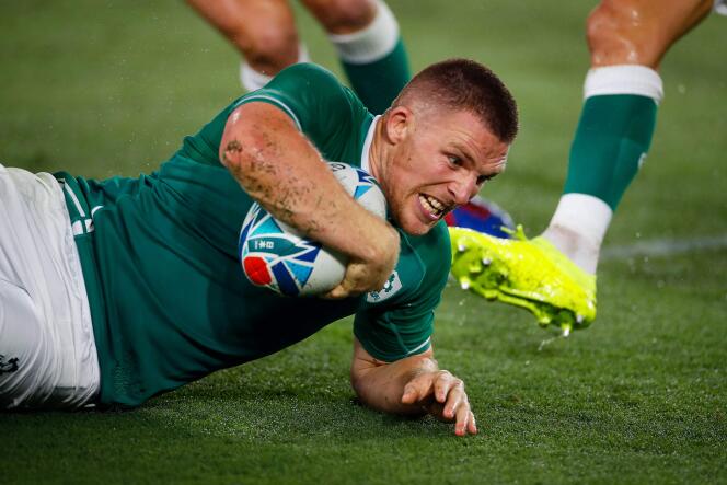 l’Irlande a balayé l’Ecosse (27-3) avec le bonus, dimanche 22 septembre à Yokohama, pour s’offrir un horizon dégagé jusqu’aux quarts de finale de la Coupe du monde.