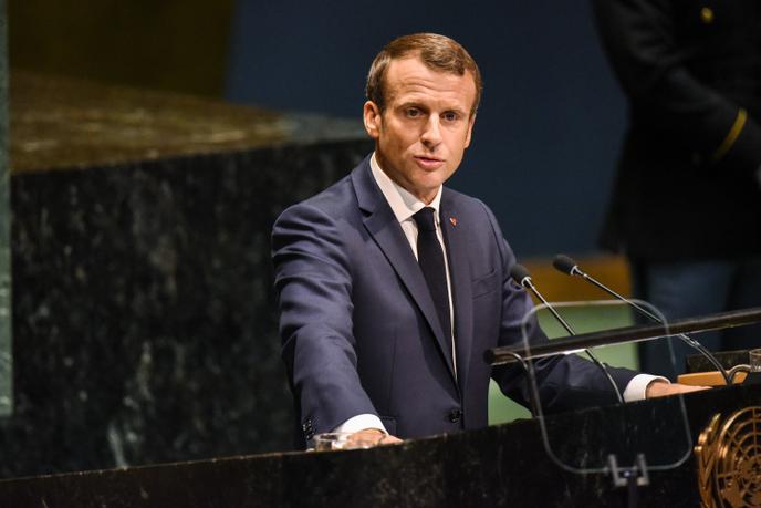 Emmanuel Macron lors de la 74° Assemblée générale de l’ONU, à New York, le 24 septembre.