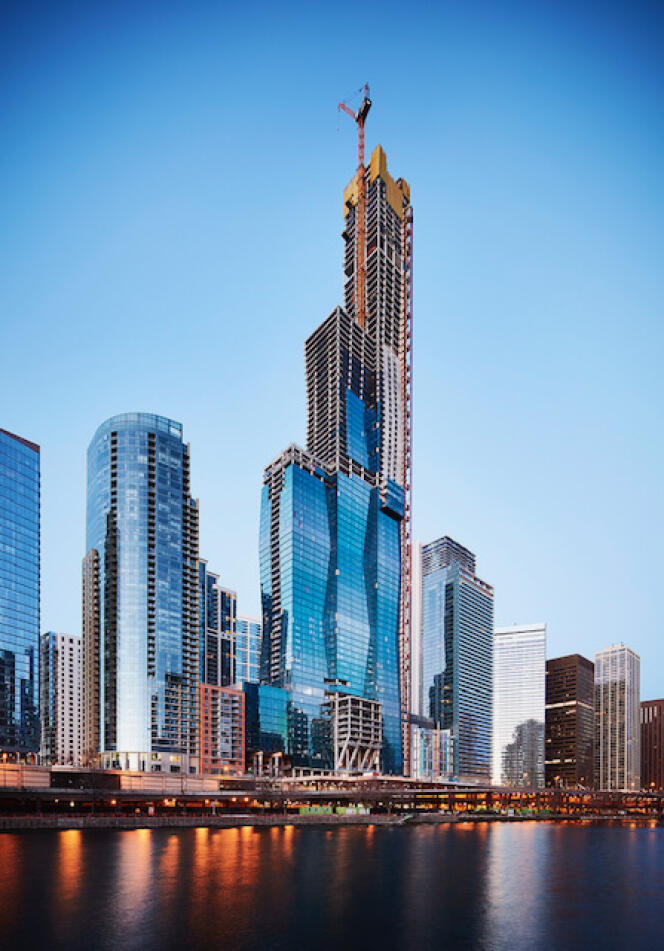 La Vista Tower, annoncée comme le troisième plus haut gratte-ciel de Chicago (après la Willis Tower et la Trump Tower).