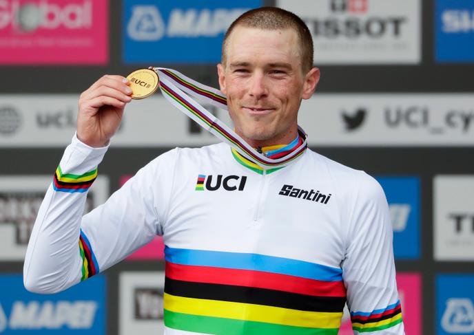 Cyclisme Rohan Dennis Idees Noires Mais Maillot Arc En Ciel
