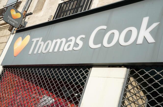 Une agence de voyages Thomas Cook à Montpellier, le 23 septembre 2019.