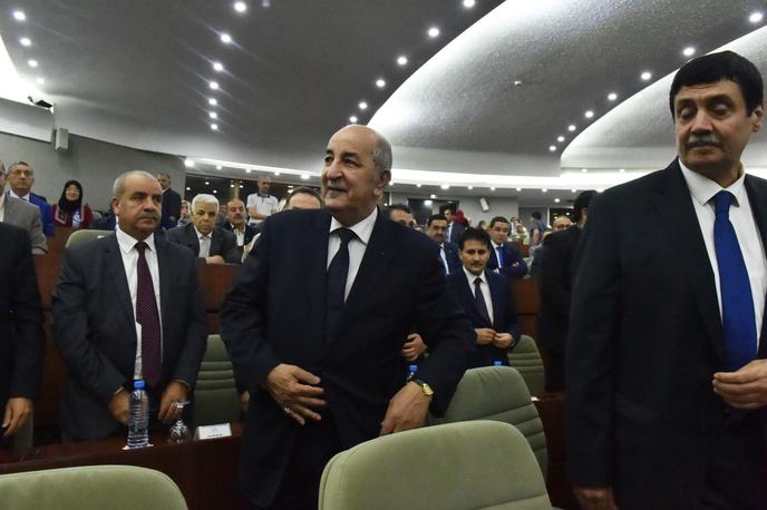 Abdelmadjid Tebboune, en 2017, alors premier ministre, à Alger.