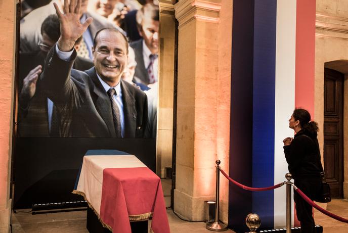 L'hommage national populaire à la mémoire du président Jacques Chirac aux Invalides, à Paris, le 29 septembre.