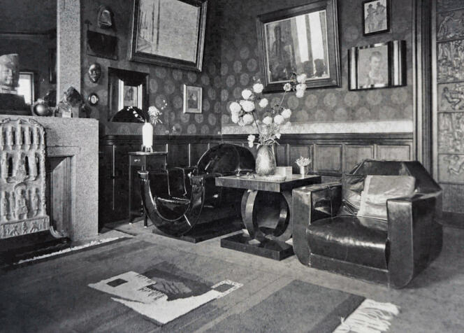 Jacques Doucet, appartement de l’avenue du Bois de Boulogne, décoratrice : Eileen Gray (réalisation années 1920).