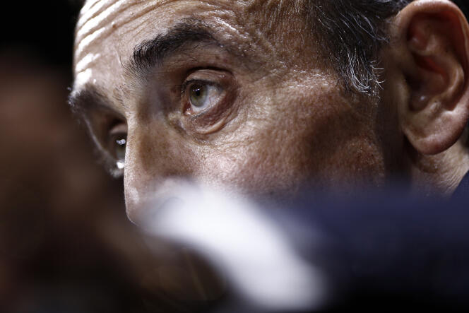 Eric Zemmour in Paris, September 28, 2019, during the “convention of the right”.