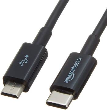 Pour charger en Micro-USB Câble USB-C vers Micro-B 2.0 AmazonBasics