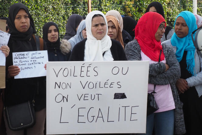 Des membres du Collectif 66 des mamans en colère à Perpignan, le 28 mai.