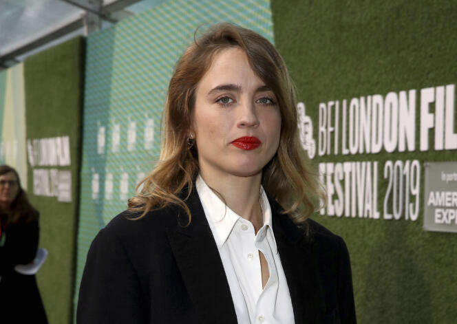 Adèle Haenel, à la première du film de Céline Sciamma « Portrait de la jeune fille en feu », à Londres, le 8 octobre.