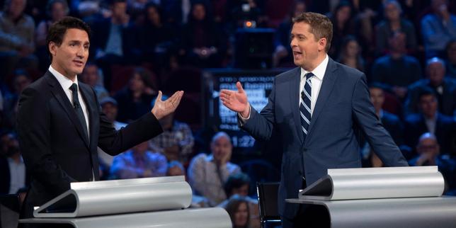 Législatives au Canada : Justin Trudeau sur la défensive face à ses rivaux