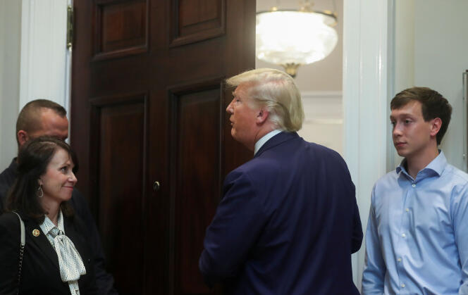 Donald Trump, à la Maison Blanche, à Washington, le 9 octobre.