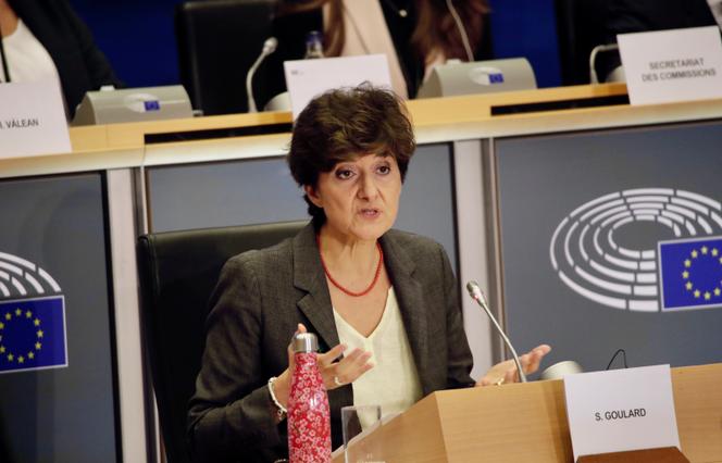 Sylvie Goulard, alors eurodéputée MoDem, au Parlement européen, à Bruxelles, le 10 octobre 2019.