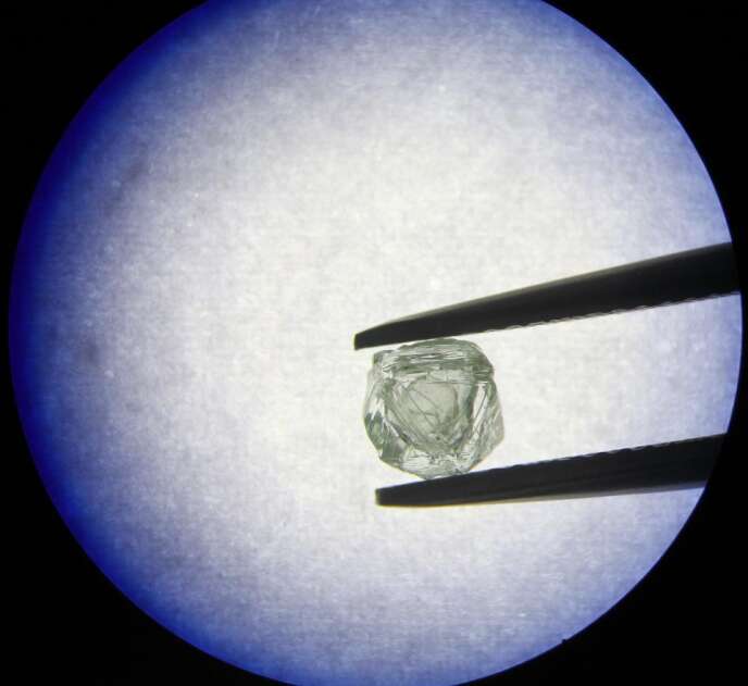 Découvert en Sibérie, ce diamant contient un diamant plus petit.