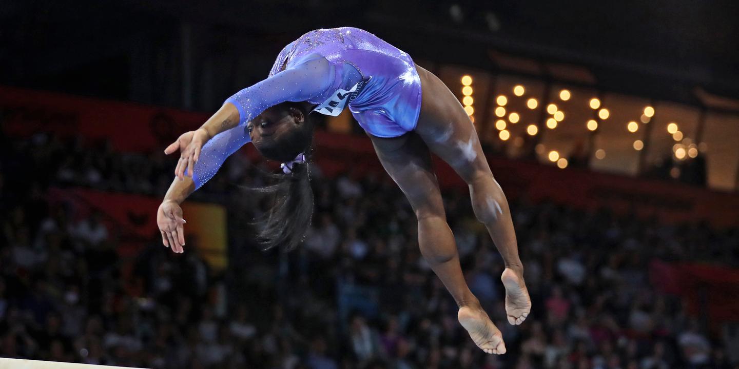 Aux Mondiaux De Gymnastique Simone Biles S Offre Le Record De Medailles