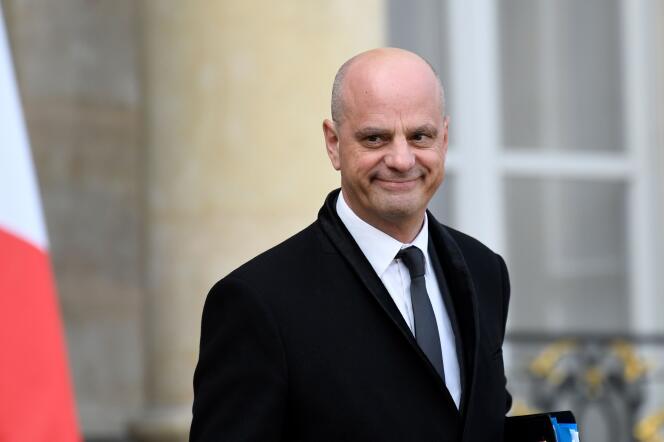 Le ministre de l’éducation nationale, Jean-Michel Blanquer, à l’Elysée, le 9 octobre.