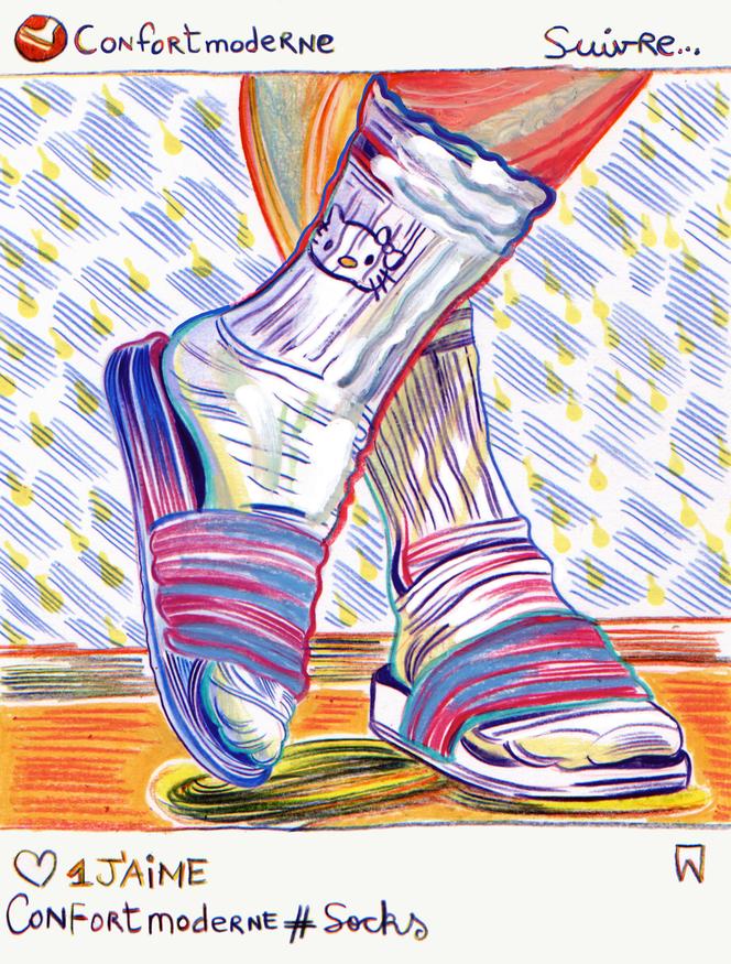 Claquette chaussette 2019 deals