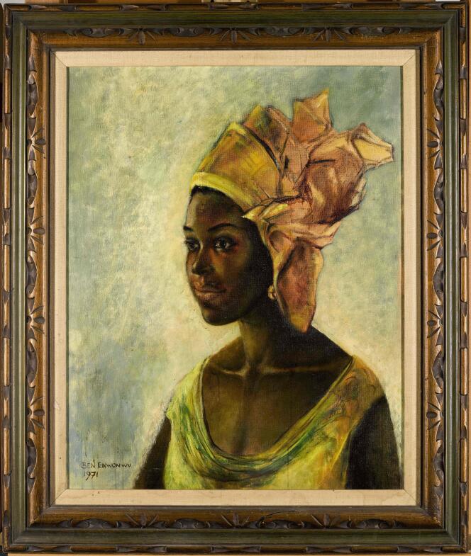 « Christine », de l’artiste nigérian Ben Enwonwu, a été vendu 1,3 million d’euros, à Londres le 15 octobre.