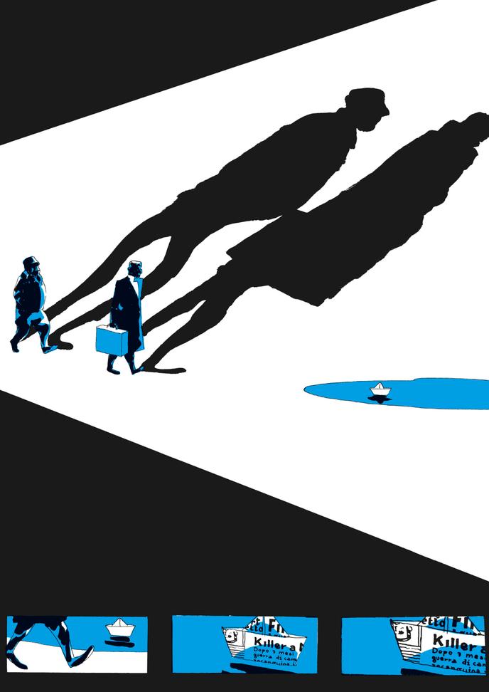 Planche extraite de la bande dessinée « 5 est le numéro parfait », d’Igort (Casterman, 2019).