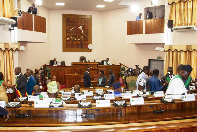 Le Parlement béninois à Porto Novo, en mai 2019.