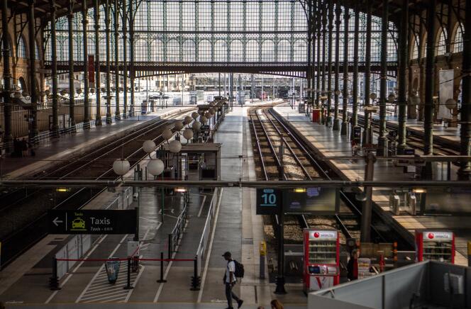 A la gare du Nord, à Paris, en avril 2018.