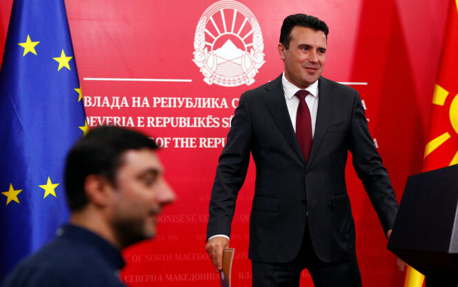 Le premier ministre macédonien Zoran Zaev, le 19 octobre à Skopje.