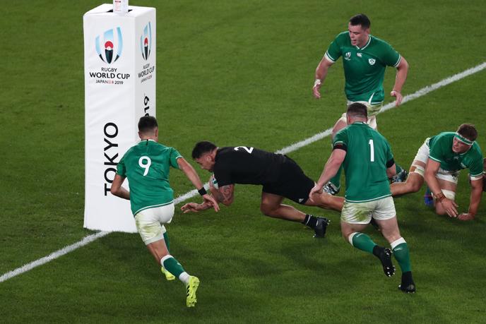 Implacable mécanique, l’équipe néo-zélandaise a inscrit sept essais face à l’Irlande.