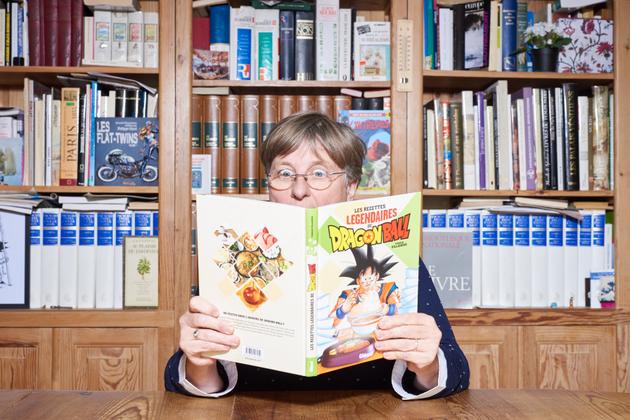 Brigitte Lecordier, connue dans l'animation pour avoir prêté sa voix à plusieurs personnages de « Dragon Ball », chez elle, le 17 octobre.