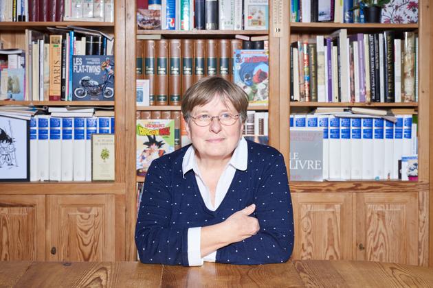 Brigitte Lecordier, chez elle, le 17 octobre.