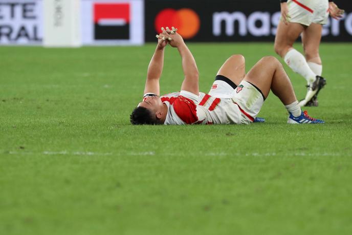 Malgré leurs efforts et leur jeu toujours enthousiasmant, les Japonaus n’ont jamais vraiment pu rivaliser avec les Sud-africains, beaucoup plus puissants.