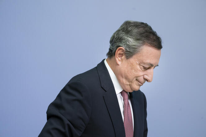 Mario Draghi, le président de la Banque centrale européenne, à Francfort, le 13 septembre 2018.