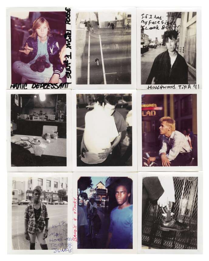 « Collage sans titre de Polaroid », San Francisco et Los Angeles, 1987-1992.