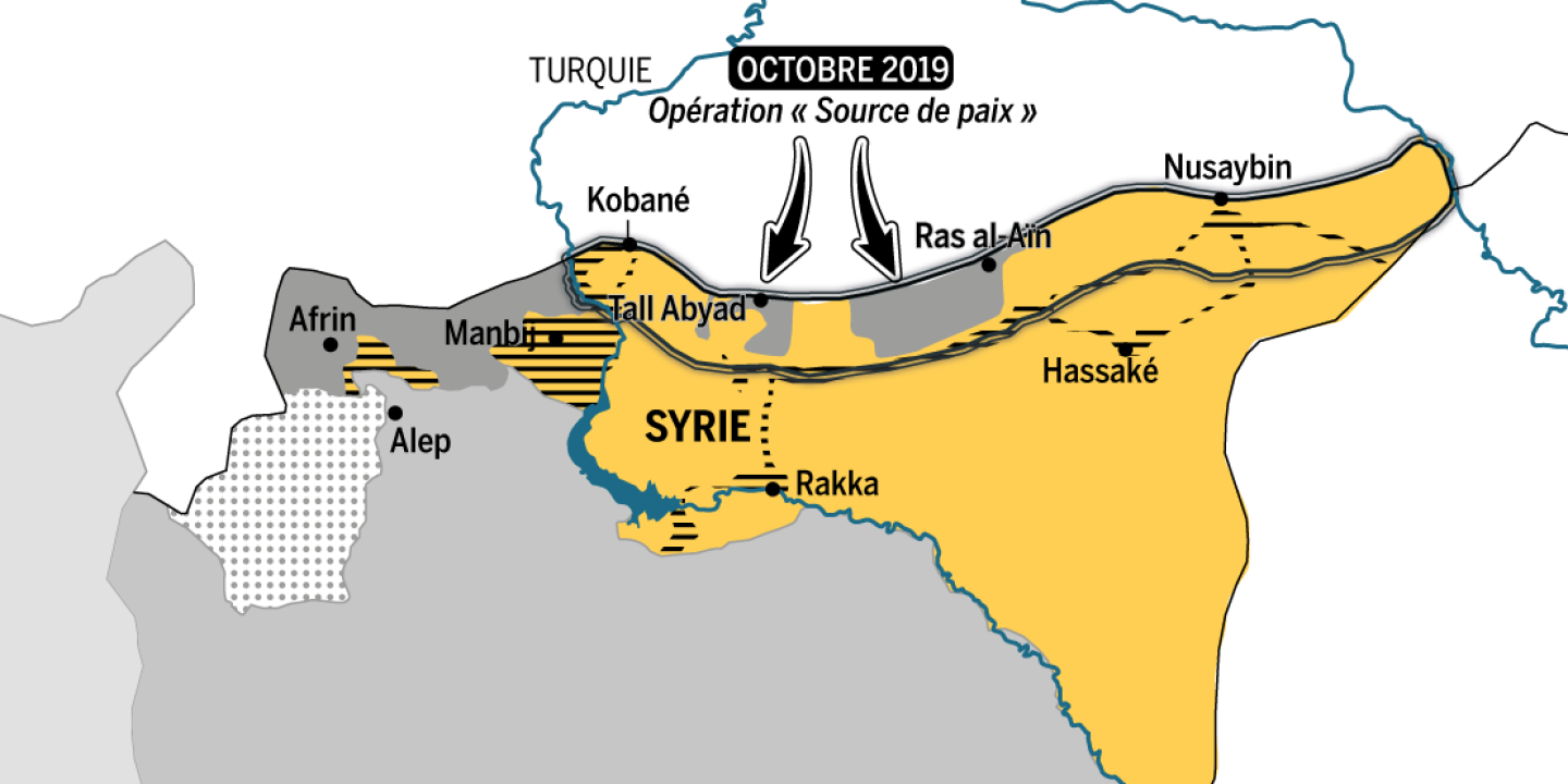 Une carte pour comprendre l'impossible autonomie des Kurdes de Syrie