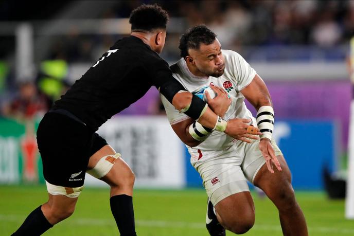 Billy Vunipola contre la Nouvelle-Zélande, le 26 octobre 2019.