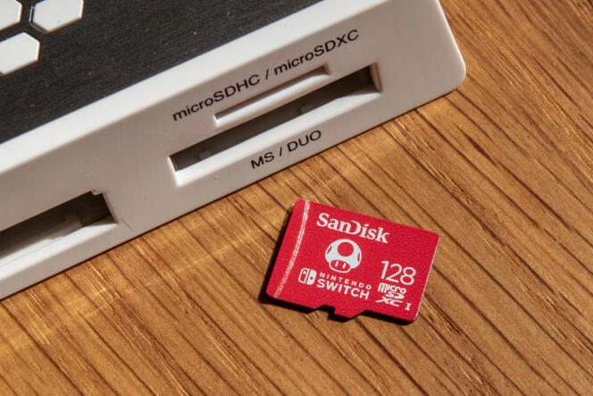 SanDisk microSDXC Pour Nintendo Switch 128 Go - Carte mémoire