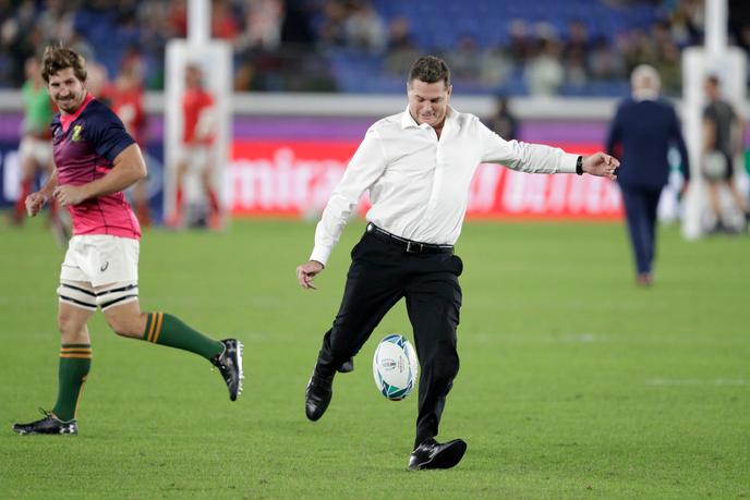 Rassie Erasmus à Yokohama, le 27 octobre.
