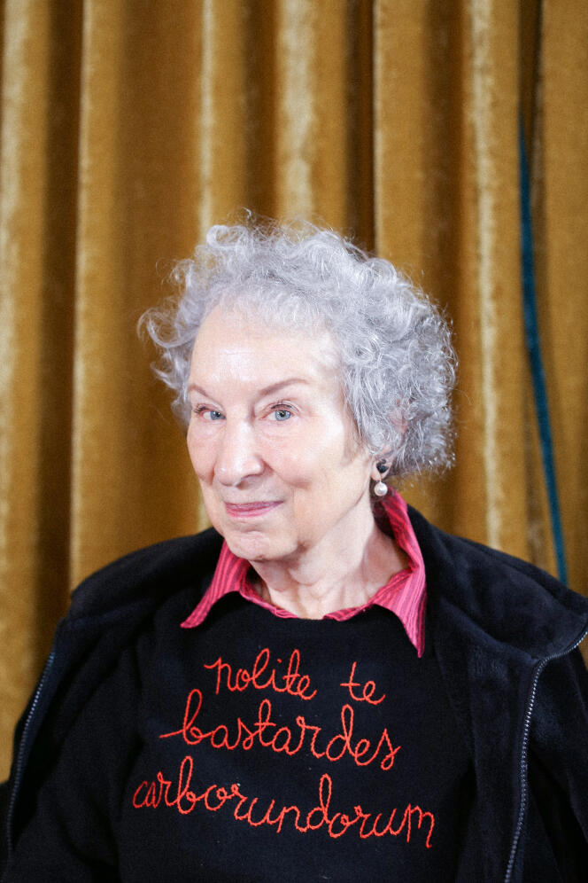 Margaret Atwood, à Paris, le 22 octobre.